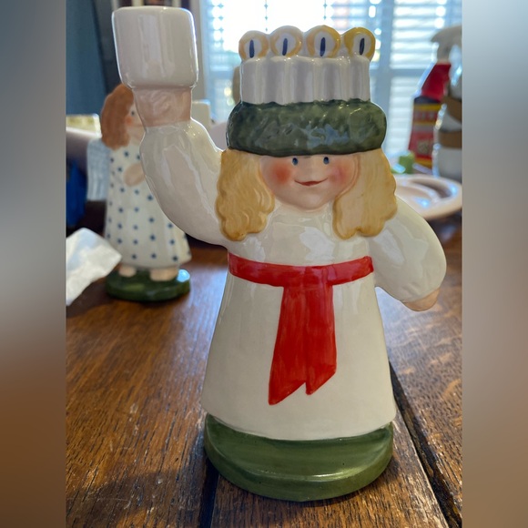 2 Goebel Christmas Candle Holders by WG. Lisa Larson.in excellent shape; 1987 - Picture 10 of 14